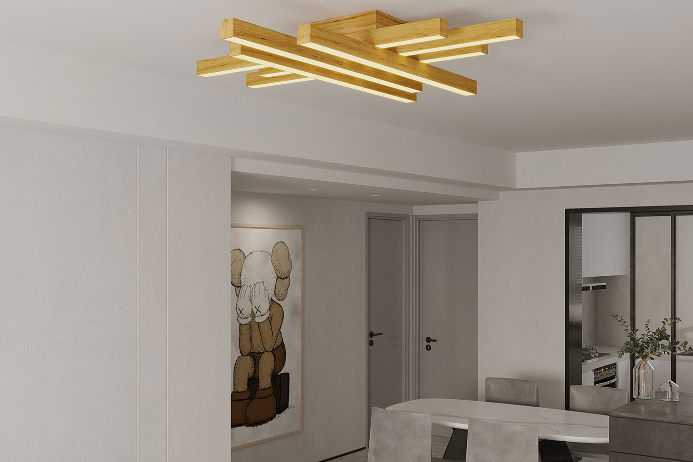 Create a Natural and Aesthetic Atmosphere with Wooden Outdoor Lighting