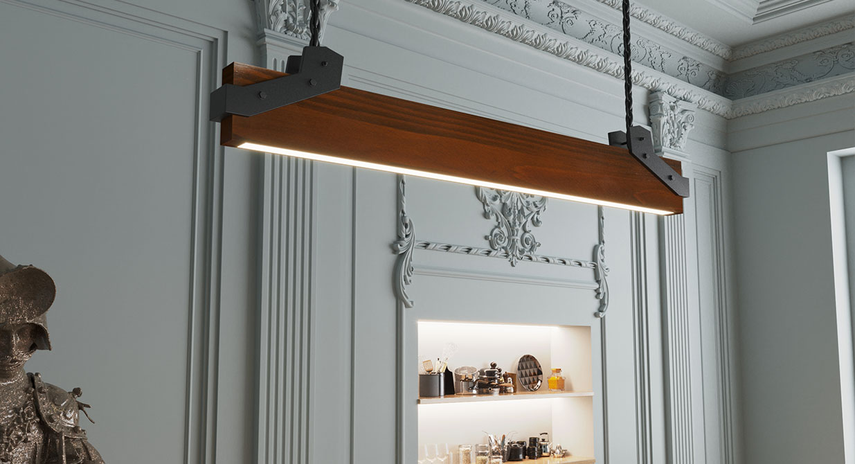 FELT Pendant Lighting - Wood Lighting