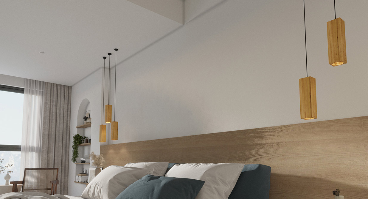 KHRE Pendant Lighting - Wood Lighting