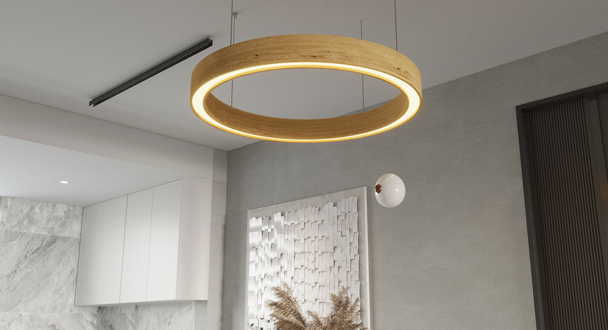 MERKUR Pendant Lighting - Wood Lighting