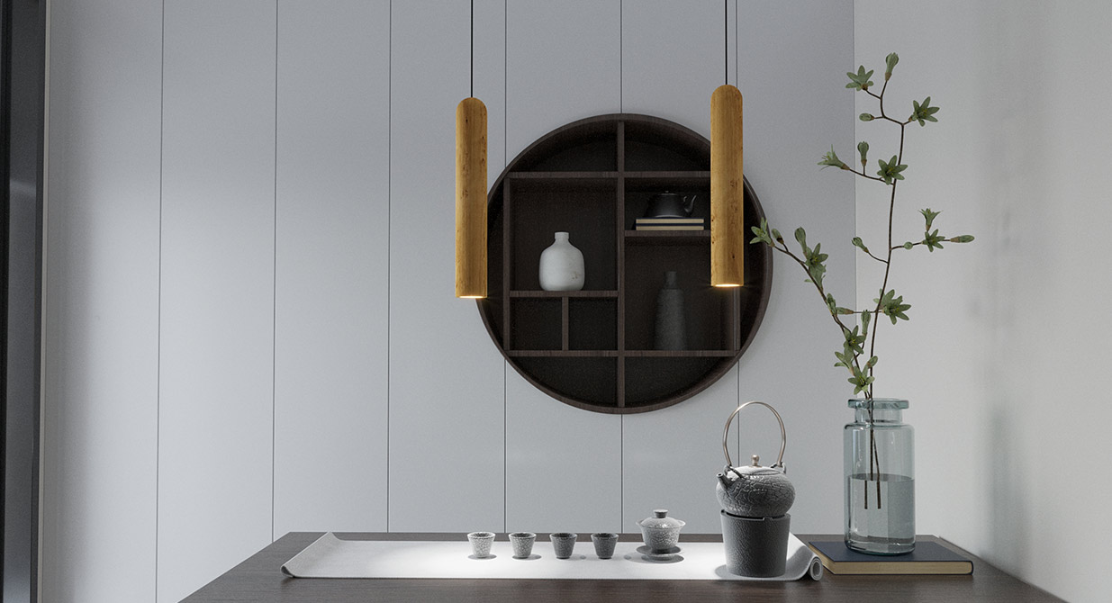 ODEL Pendant Lighting - Wood Lighting