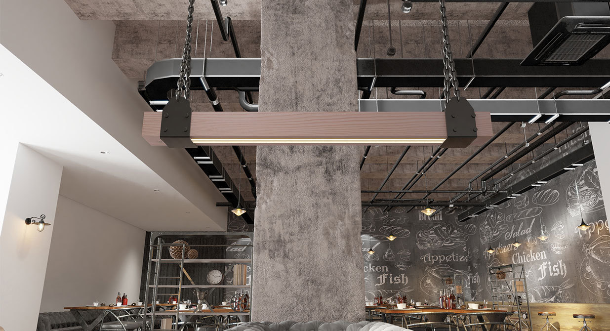 PAIRS Pendant Lighting - Wood Lighting