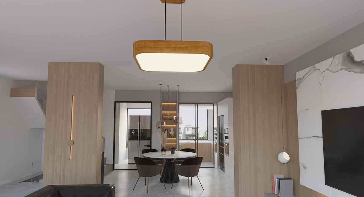 PLANIUM Pendant Lighting - Wood Lighting
