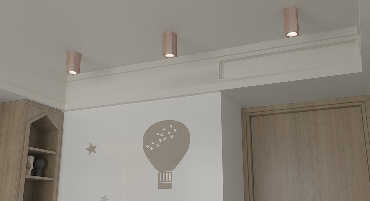 KHRE Surface Lighting - Wood Lighting